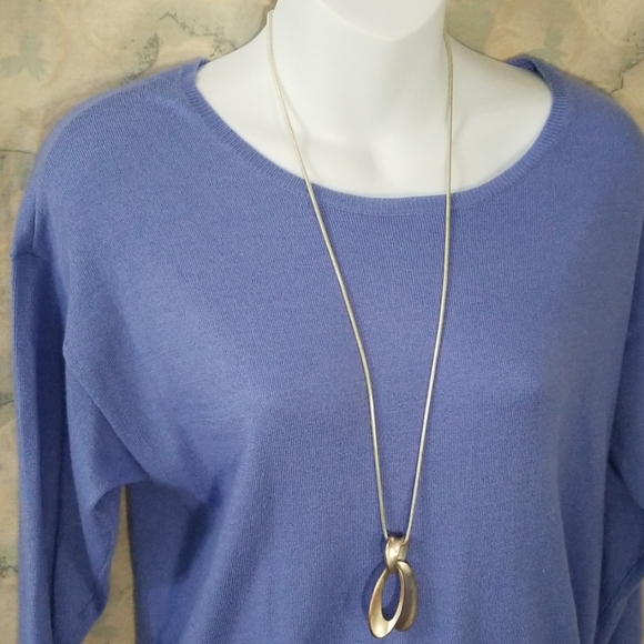 NWT Chico's Paulina pullover lilac luxe sweater 1 - Picture 4 of 6